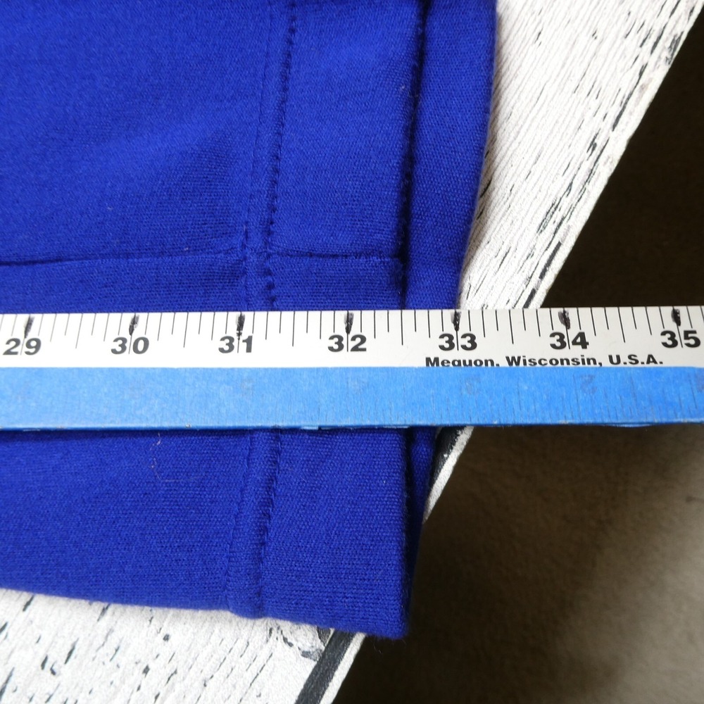 VINTAGE Izod Lacoste Tracksuit Mens XL Blue Acrylic Full Zip Embroidered Logo 80 - Picture 12 of 13